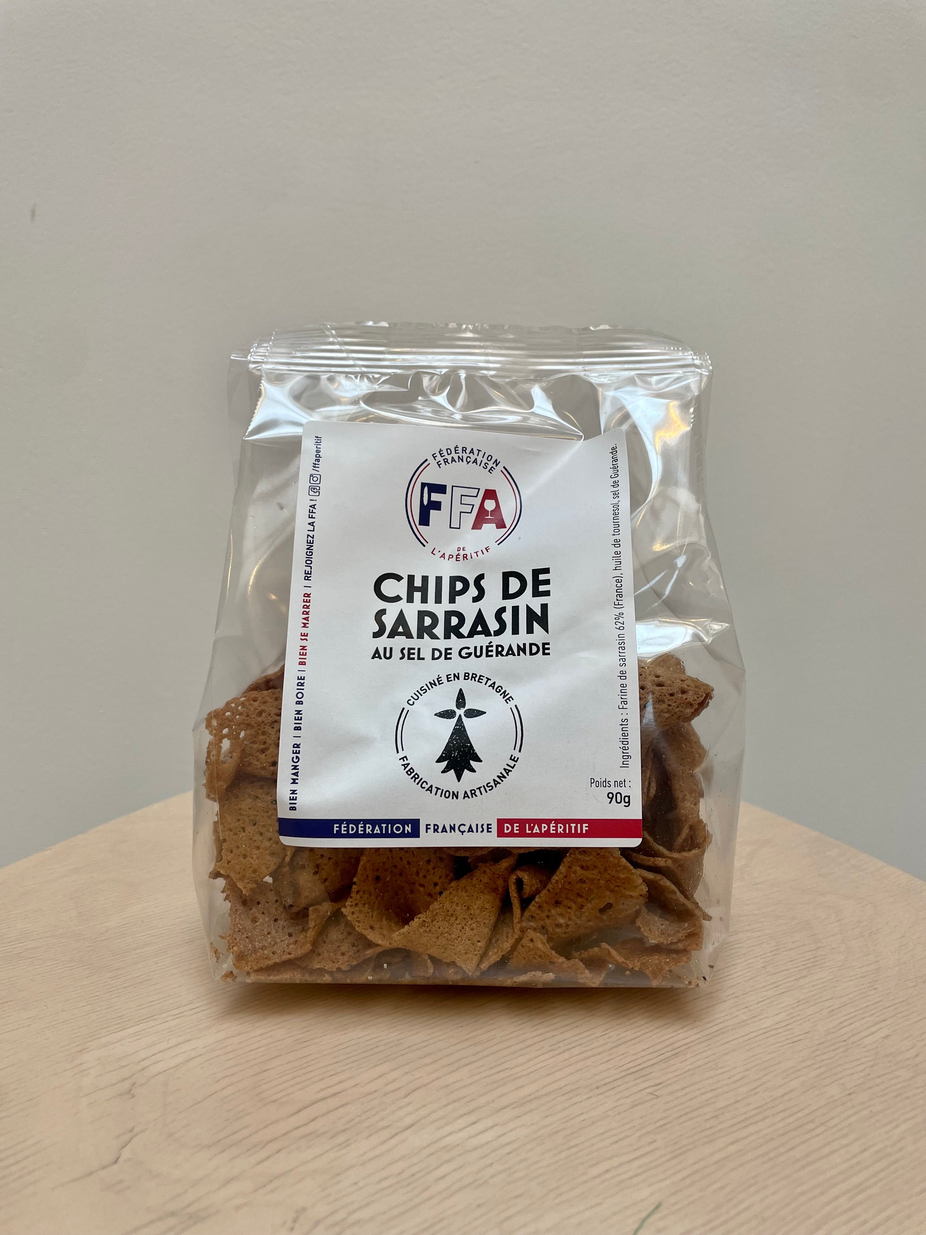 Chips de sarrasin au sel de Guérande